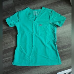 NWOT Figs Catarina Scrub Top - Surgical Green